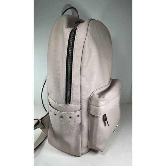 Calvin Klein Light Beige Faux Leather Backpack - Picture 6 of 15
